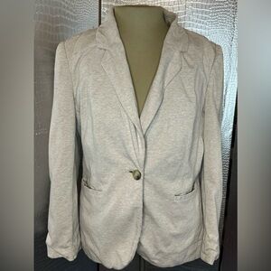 Outback Red Vintage Women's Light Tan Sand Relaxed Fit Blazer Jacket
